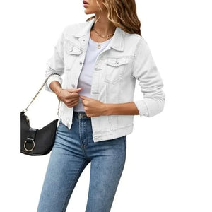 Veste en jean pour femme