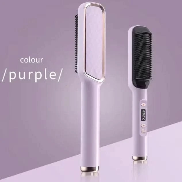 Peigne électrique multifonction pour lisser les cheveux