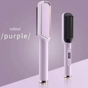 Peigne électrique multifonction pour lisser les cheveux