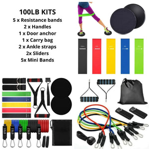 Ensemble de bandes de fitness 100 lb