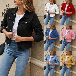 Veste en jean pour femme