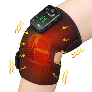 Masseur vibrant chauffant intelligent pour rotules, coudes et épaules