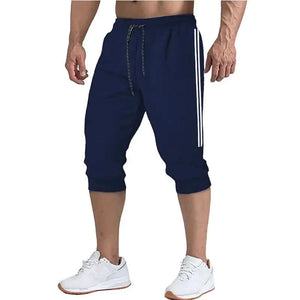 All4YouNow Men’s Cropped Jogger Pants – Breathable Comfort for Running & Training