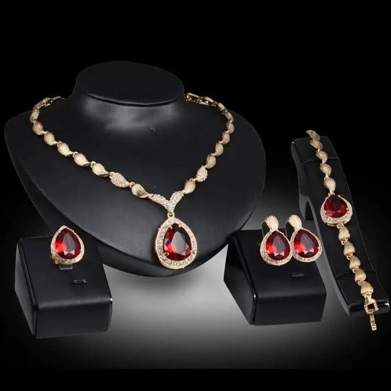 Ensemble de bijoux de mariée indiens en or