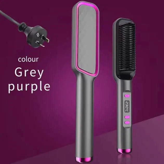 Peigne électrique multifonction pour lisser les cheveux
