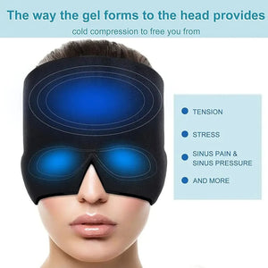 Masseur de tête et masque pour les yeux pour soulager le stress et la douleur