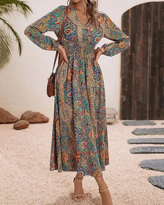 Robes longues imprimées de style bohème