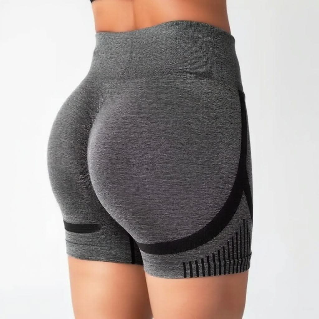 Short de yoga taille haute sans couture