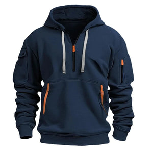 Men’s Easy Fit Hooded Sweatshirt – Oversized Pullover Hoodie for Fall/Winter Comfort & Styl