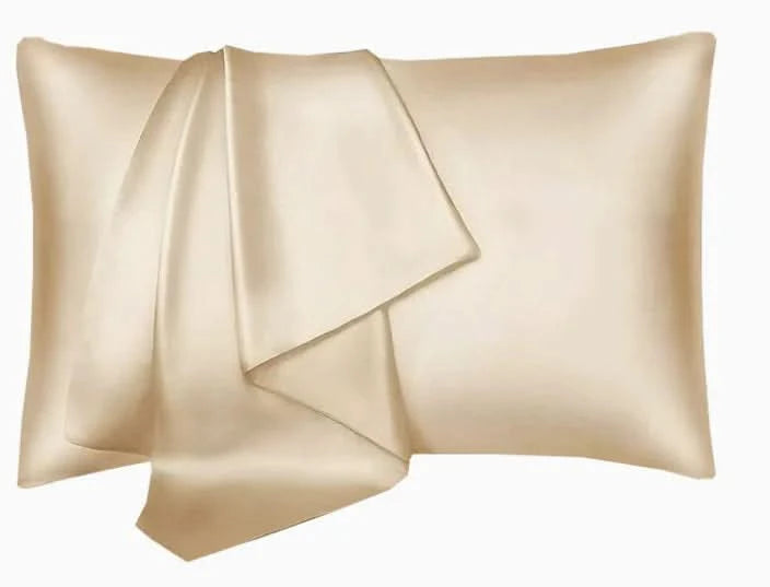 Taie d'oreiller de luxe en satin de soie 