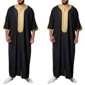 Élégant caftan islamique pour homme – Mode musulmane traditionnelle