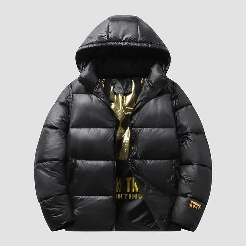 Veste d'hiver matelassée en coton pour homme – Manteau chaud en graphène, grandes tailles