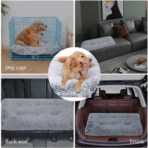 Lit lavable en peluche pour chien