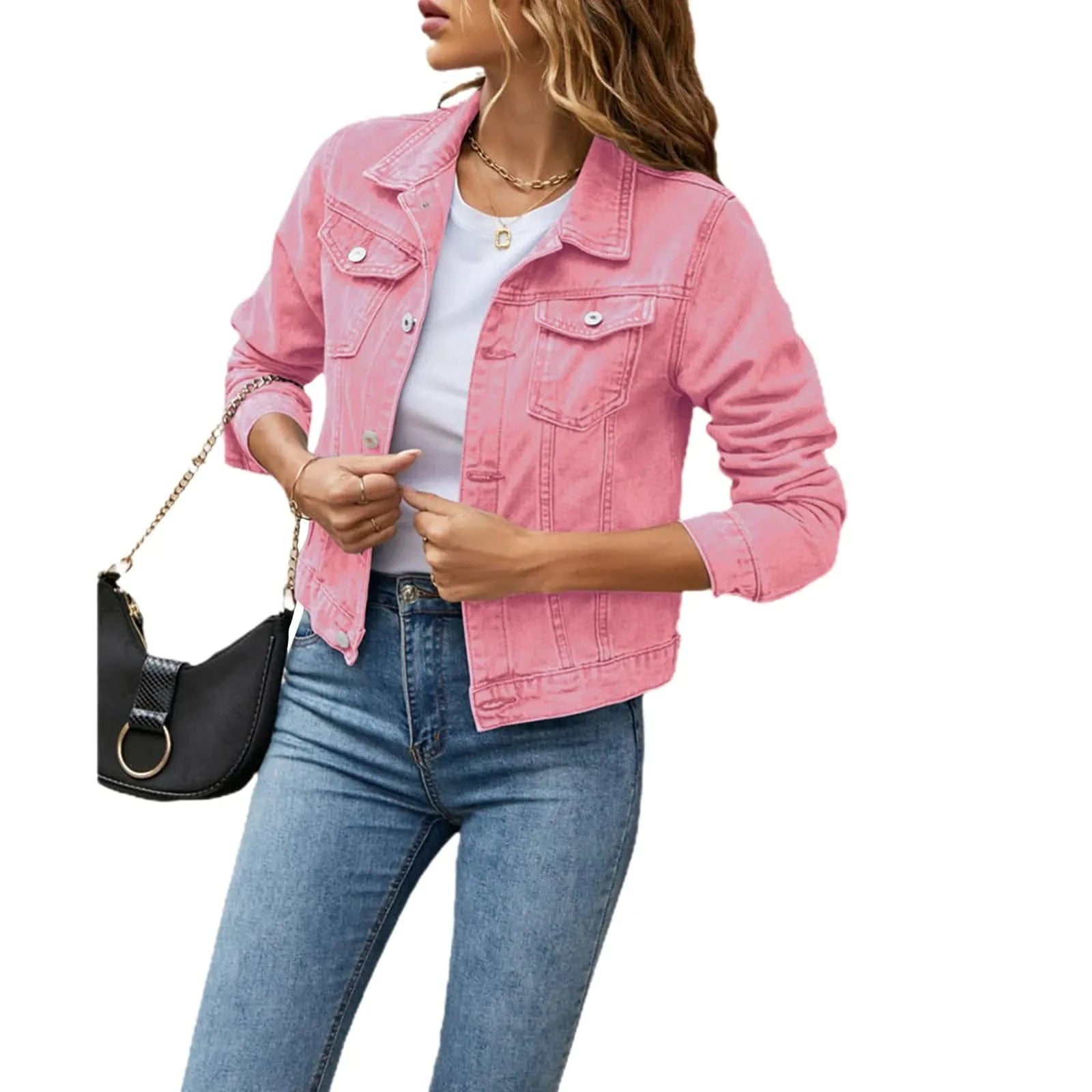 Veste en jean pour femme