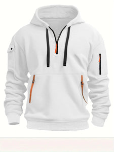 Men’s Easy Fit Hooded Sweatshirt – Oversized Pullover Hoodie for Fall/Winter Comfort & Styl