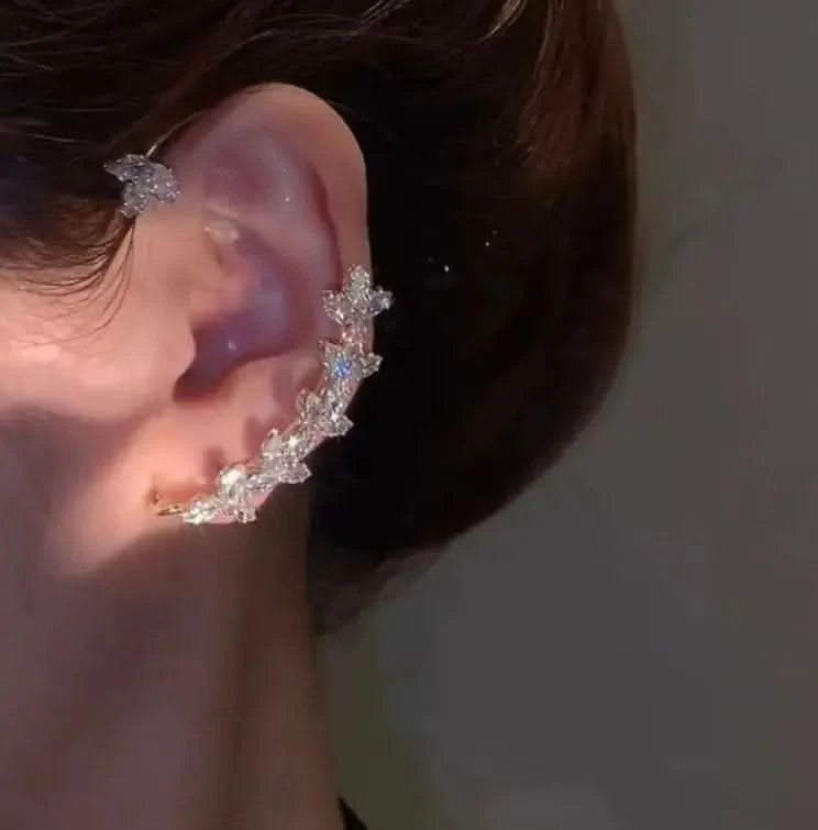 Boucles d'oreilles en zircon pour femme, sans boucles d'oreilles percées