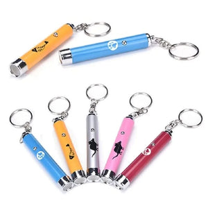 Pointeur laser LED portable en forme de chat amusant