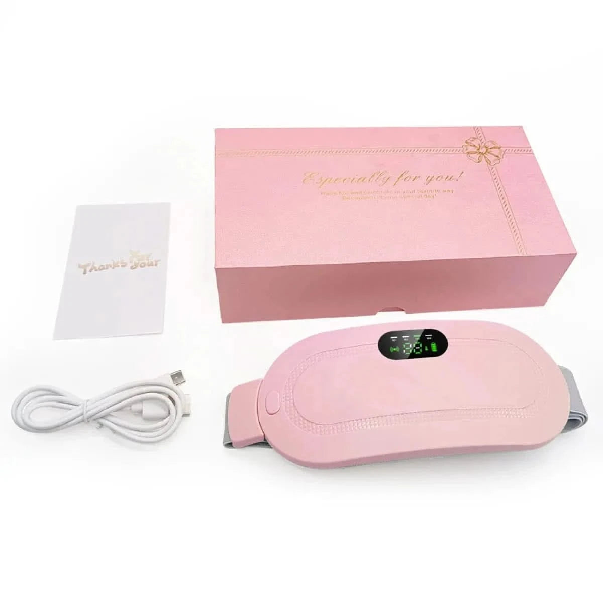 Ceinture chauffante et de massage menstruelle