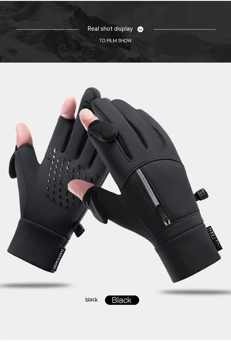 Outdoor Touchscreen Anti-Slip Cycling & Fishing Gloves