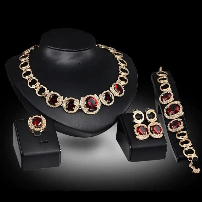 Ensemble de bijoux de mariée indiens en or