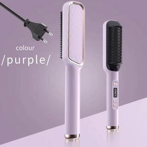 Peigne électrique multifonction pour lisser les cheveux
