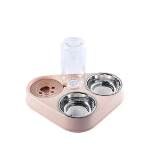 Gamelle 3 en 1 pour animaux de compagnie avec distributeur automatique