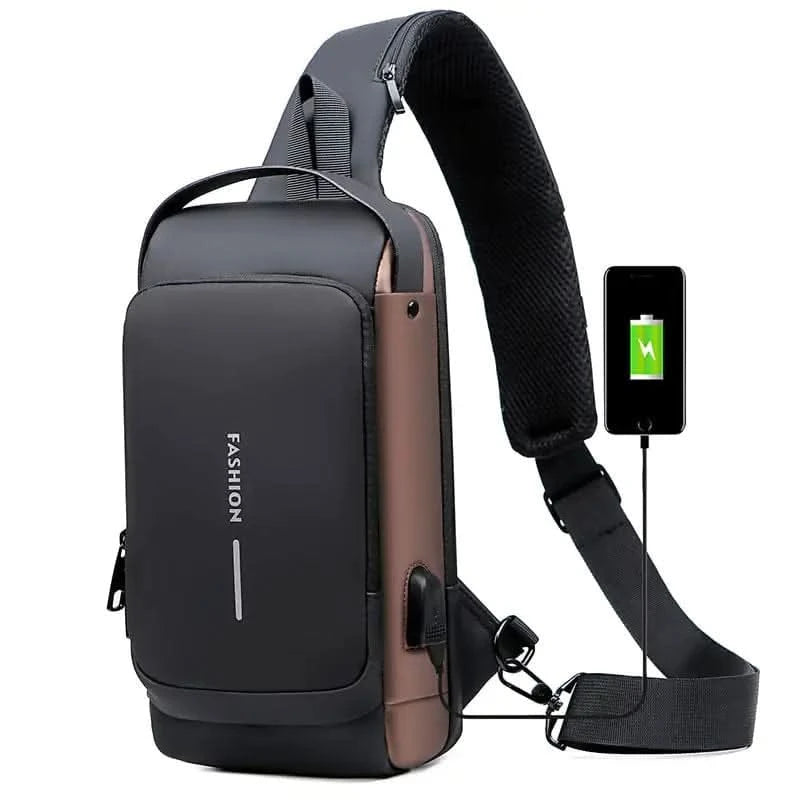 USB Sling Anti Theft Waterproof Backpack