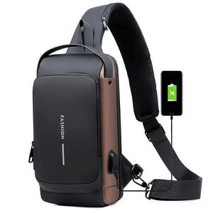USB Sling Anti Theft Waterproof Backpack